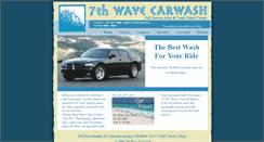 Desktop Screenshot of 7thwavecarwash.com
